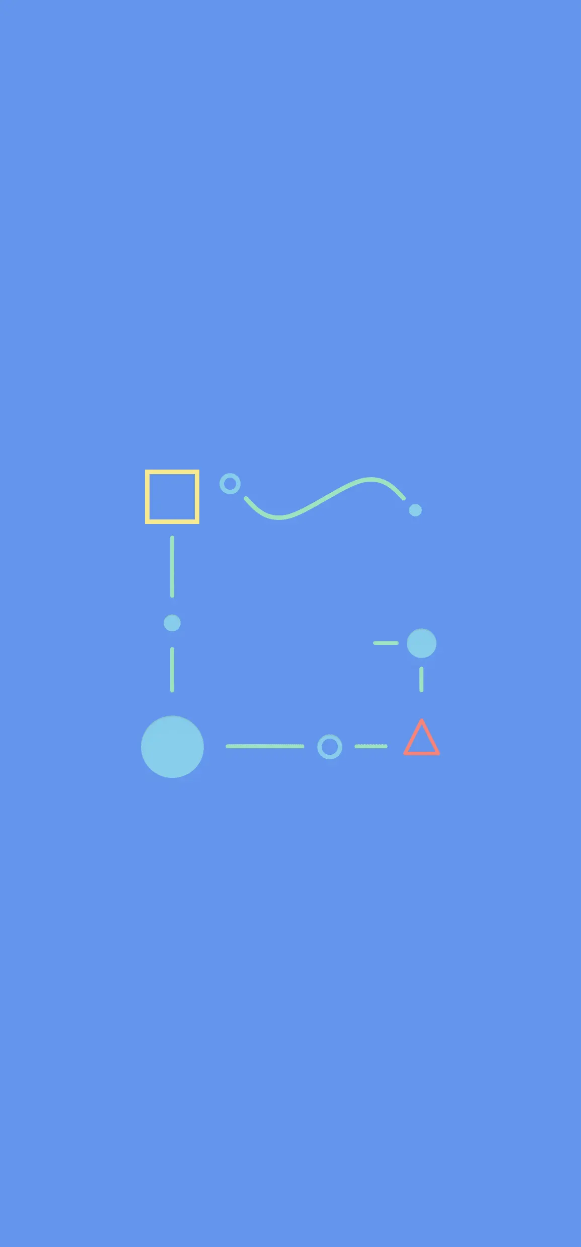 Cornflower Blue Rectangle